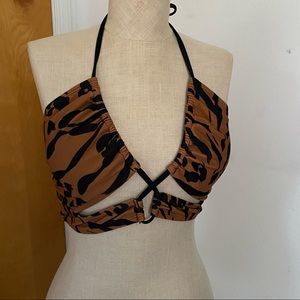Cupshe Wild at Heart bikini top